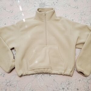 TNA Cream Quarter-Zip Sweatshirt